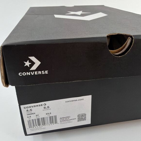 Converse Unisex Black White Chuck Taylor All Star XXHi High Top Shoes M4.5 W6.5 - Picture 3 of 12